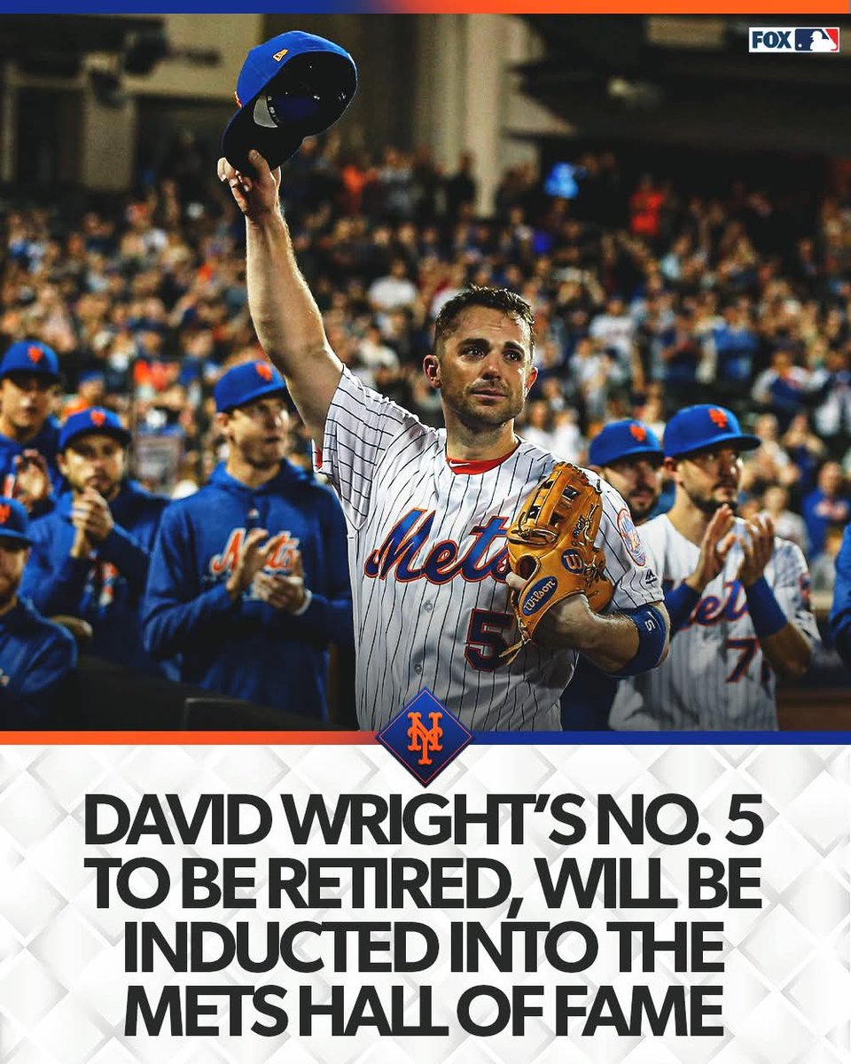 viptheshow's tweet photo. Los Mets retiraran el No. 5 de David Wright 🏆🏆. Photo: @mlbonfox 

#viptheshow #creategreatness #homerun #Fridaynightbaseball #ABL #baseball #mlb #sports #baseballlife #beisbol #baseballcards #baseballseason #baseballislife #baseballgame #baseballplayer #topps #sport https://t.co/OUuoQO8Odr