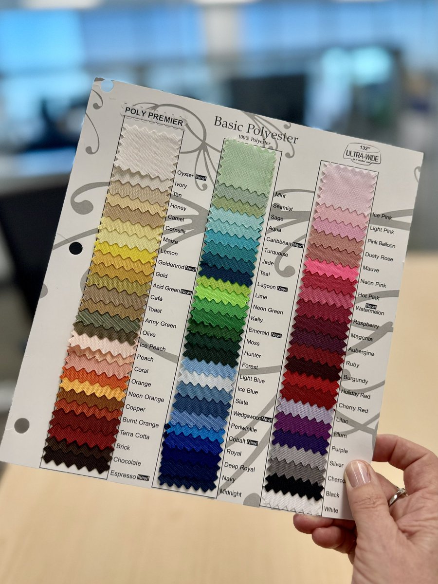Casey Curry (@caseycurryhou) on Twitter photo You know you love planning events when the first thing you do on your first morning back at work after the holidays is pull out your fabric swatches <a href="/alliantgroup/">alliantgroup</a> You know you love planning events when the first thing you do on your first morning back at work after the holidays is pull out your fabric swatches <a href="/alliantgroup/">alliantgroup</a>