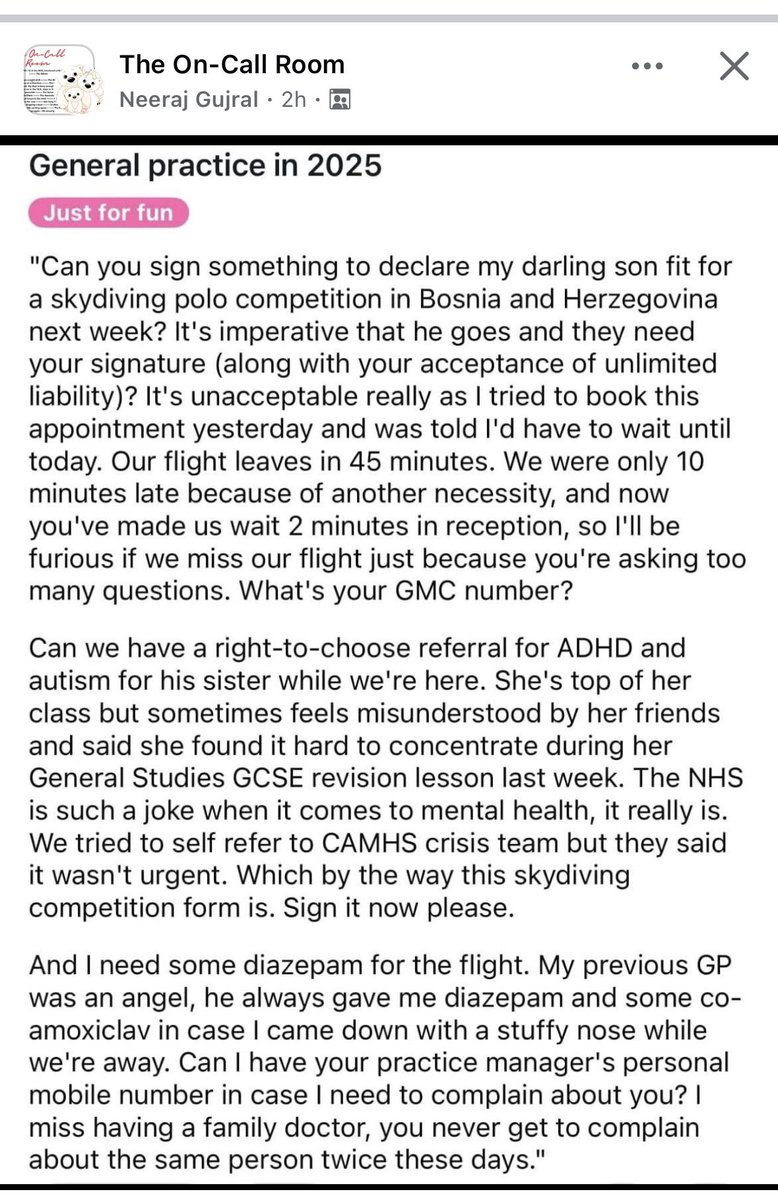 How it feels some days 😅
#gp #gplife