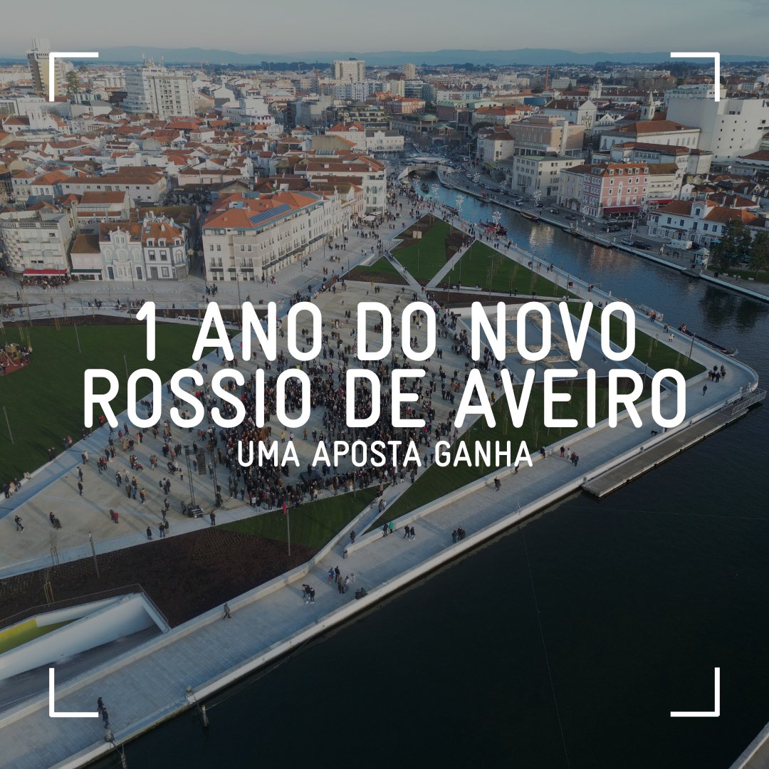 Um ano do novo Rossio de Aveiro: uma aposta ganha! Há 1 ano, o Rossio ganhou uma nova vida e ao longo de 2024 foi palco de momentos inesquecíveis para a Cidade de Aveiro.
Saiba mais em: cm-aveiro.pt/municipio/comu…

#municipiodeaveiro #aveiro