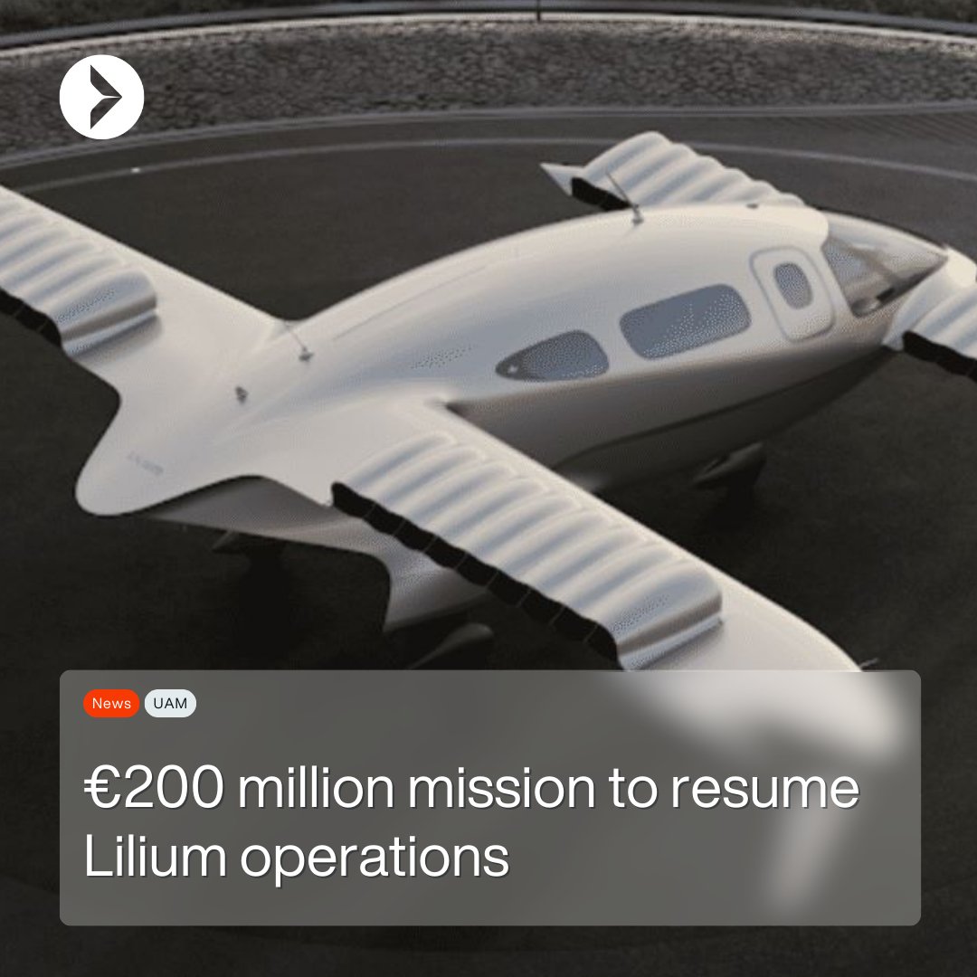 Aerospace Global News (@aero_globalnews) on Twitter photo German investment consortium Mobile Uplift Corporation has revealed further details of its upcoming intention to purchase the assets of insolvent air taxi developer <a href="/Lilium/">Lilium</a>; pledging to restructure a company it sees of “central importance”.
Full story ➡️ aerospaceglobalnews.com/news/e200-mill… German investment consortium Mobile Uplift Corporation has revealed further details of its upcoming intention to purchase the assets of insolvent air taxi developer <a href="/Lilium/">Lilium</a>; pledging to restructure a company it sees of “central importance”.
Full story ➡️ aerospaceglobalnews.com/news/e200-mill…