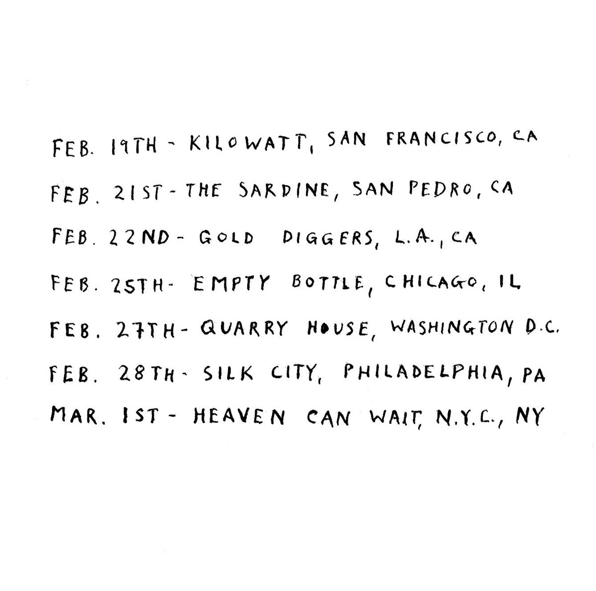 Trupa Trupa (@trupatrupaband) on Twitter photo The brilliant <a href="/NewYorker/">The New Yorker</a> illustrator <a href="/EmilyFlake/">Emily Flake</a> welcomes you into the world of Trupa Trupa and our US tour!
<a href="/culture_pl/">Culture.pl</a> <a href="/gdansk/">Miasto Gdańsk</a> <a href="/HMcGroggan/">Henry McGroggan</a> <a href="/marcrileydj/">Marc Riley ⚽️🍺🐳</a> <a href="/Willjhodgkinson/">Will Hodgkinson</a> <a href="/gidcoe/">Gideon Coe</a> <a href="/SoloMusicAgency/">Solo Music Agency</a> <a href="/Glitterbeat_Rec/">Glitterbeat Records</a> <a href="/theemptybottle/">The Empty Bottle</a> <a href="/golddiggers_la/">Gold-Diggers</a> The brilliant <a href="/NewYorker/">The New Yorker</a> illustrator <a href="/EmilyFlake/">Emily Flake</a> welcomes you into the world of Trupa Trupa and our US tour!
<a href="/culture_pl/">Culture.pl</a> <a href="/gdansk/">Miasto Gdańsk</a> <a href="/HMcGroggan/">Henry McGroggan</a> <a href="/marcrileydj/">Marc Riley ⚽️🍺🐳</a> <a href="/Willjhodgkinson/">Will Hodgkinson</a> <a href="/gidcoe/">Gideon Coe</a> <a href="/SoloMusicAgency/">Solo Music Agency</a> <a href="/Glitterbeat_Rec/">Glitterbeat Records</a> <a href="/theemptybottle/">The Empty Bottle</a> <a href="/golddiggers_la/">Gold-Diggers</a>