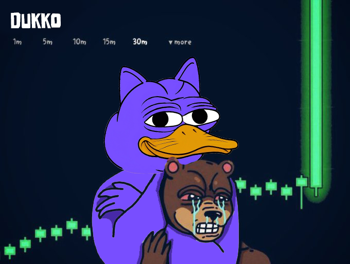 Dukkocoin's tweet photo. 🚨 Dukko – The Ultimate Bear Killer! 🐻💥

Ready to crush the bears and take your trading to the next level? Dukko is here to lead the charge! https://t.co/3AE80jhzWV
