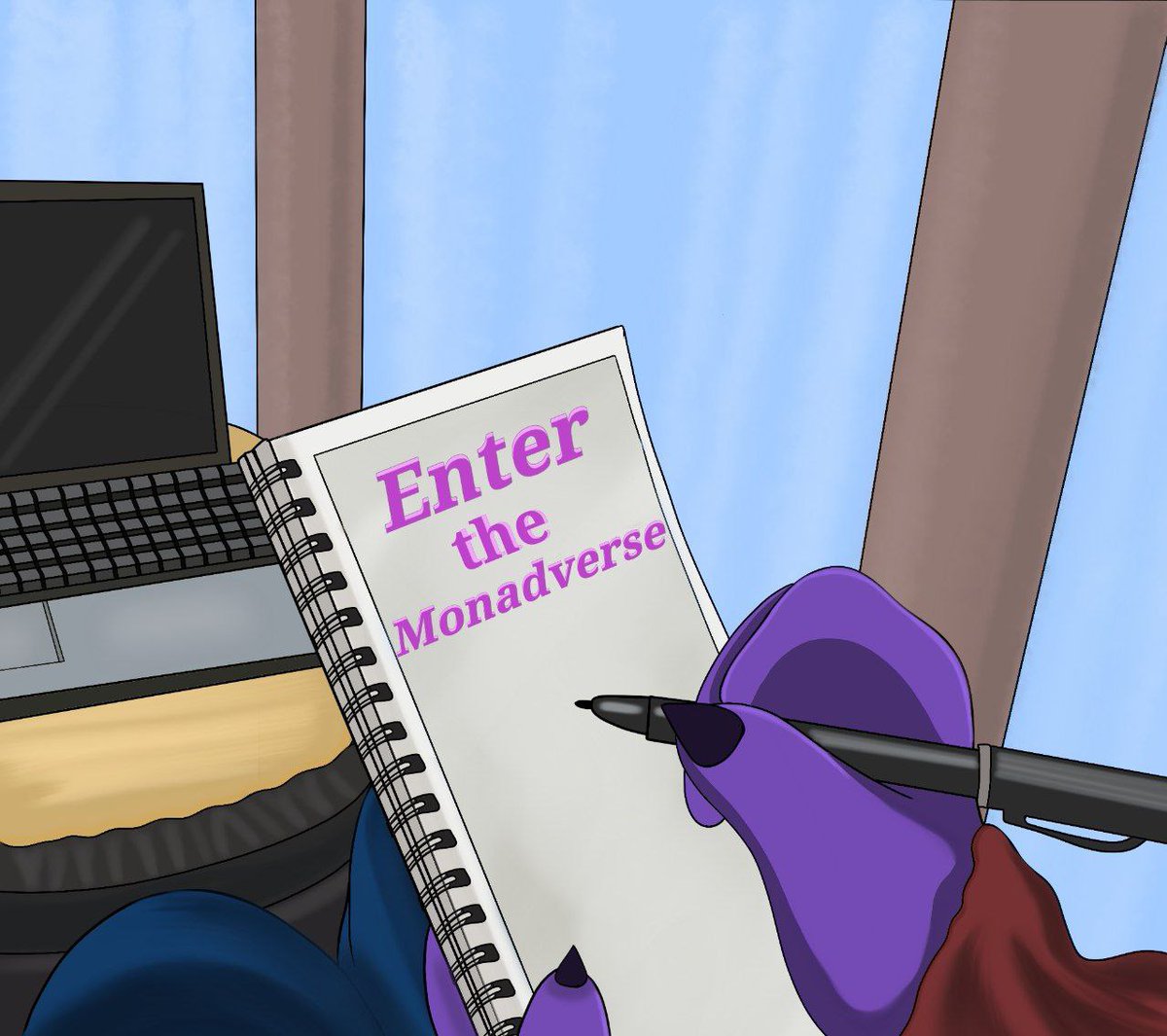 I'm just an intern here, but for some reason, the big molandak asked me to keep track of nads who comment 'Enter the monadverse' on this post. Do whatever you want with that information.