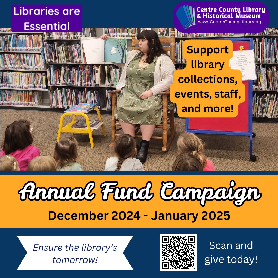 Centre County Library tweet media