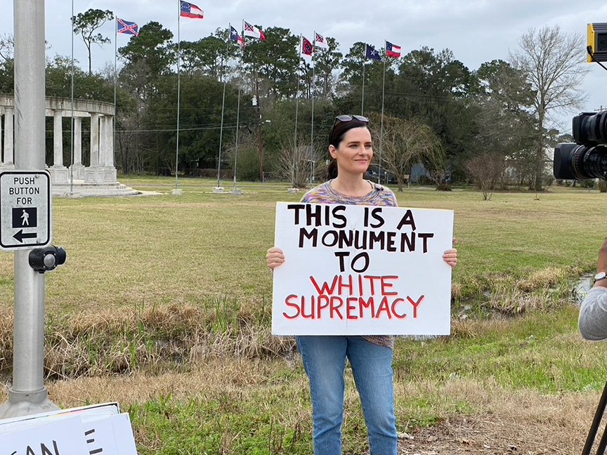 Please join us for an MLK Day PROTEST of the neo-Confederate memorial in Orange, TX (MLK &amp; I-10, north access road):

MLK Day
Monday, January 20, 2025
location:
Confederate Memorial of the Wind
time:
1-3 pm

Visit RepurposeMemorial.com to learn more. Thank you!