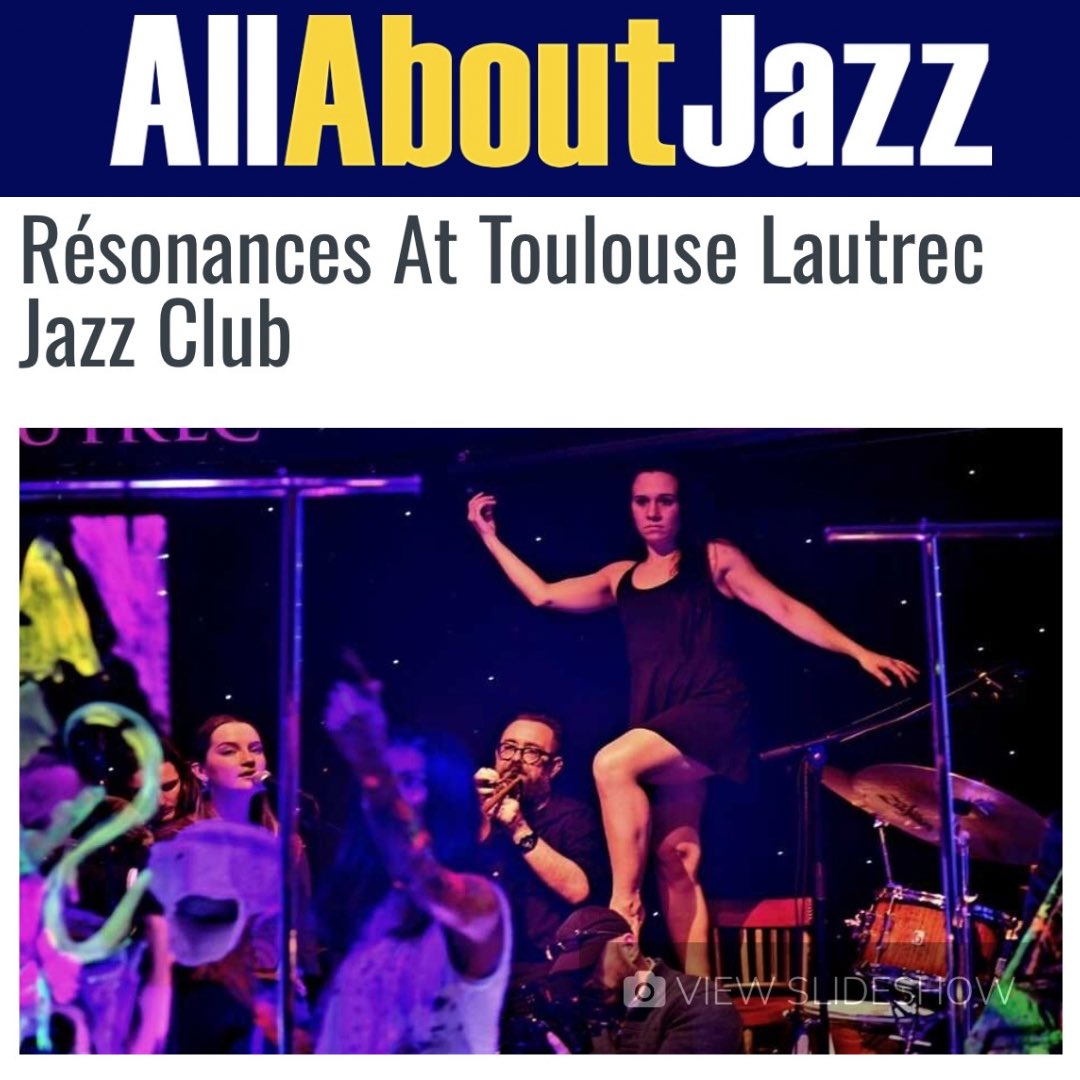 Thanks ⁦⁦<a href="/AllAboutJazz/">All About Jazz</a>⁩ for this great review of our recent Résonances performance ⁦⁦<a href="/toulouse_london/">Toulouse Lautrec Jazz Club</a>⁩ 🎨🎷

allaboutjazz.com/resonances-at-…

#art #performance #improvisation#jazz #dance #poetry

⁦<a href="/gloriaxmuso/">Gloria Yehilevsky</a>⁩ ⁦<a href="/SamEastmond/">Sam Eastmond</a>⁩ <a href="/LondonJazz/">UK Jazz News</a> <a href="/jazzlondonlive/">JAZZLONDONLIVE</a> ⁦