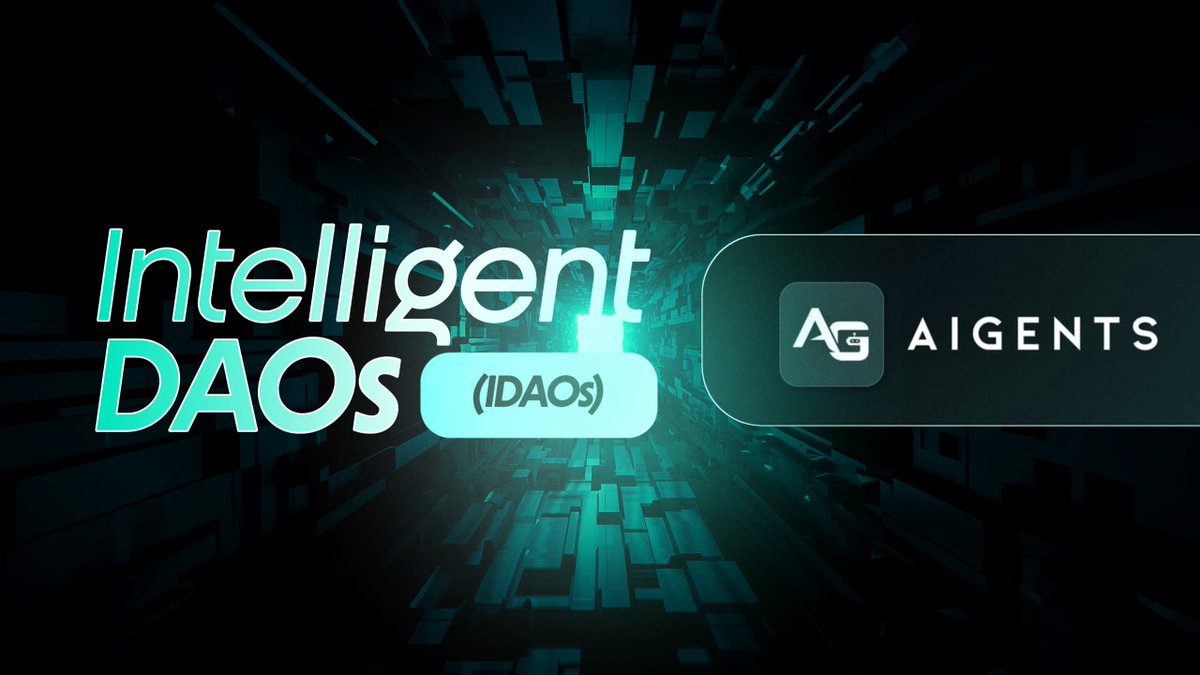 🤖 𝙄𝙣𝙩𝙧𝙤𝙙𝙪𝙘𝙩𝙞𝙤𝙣 𝙩𝙤 𝙄𝘿𝘼𝙊𝙨

AIGENTS introduces 𝐈𝐧𝐭𝐞𝐥𝐥𝐢𝐠𝐞𝐧𝐭 𝐃𝐞𝐜𝐞𝐧𝐭𝐫𝐚𝐥𝐢𝐳𝐞𝐝 𝐀𝐮𝐭𝐨𝐧𝐨𝐦𝐨𝐮𝐬 𝐎𝐫𝐠𝐚𝐧𝐢𝐳𝐚𝐭𝐢𝐨𝐧𝐬 (𝐈𝐃𝐀𝐎𝐬) — a new era of decentralized governance.

 Unlike traditional DAOs, which rely on static smart contracts