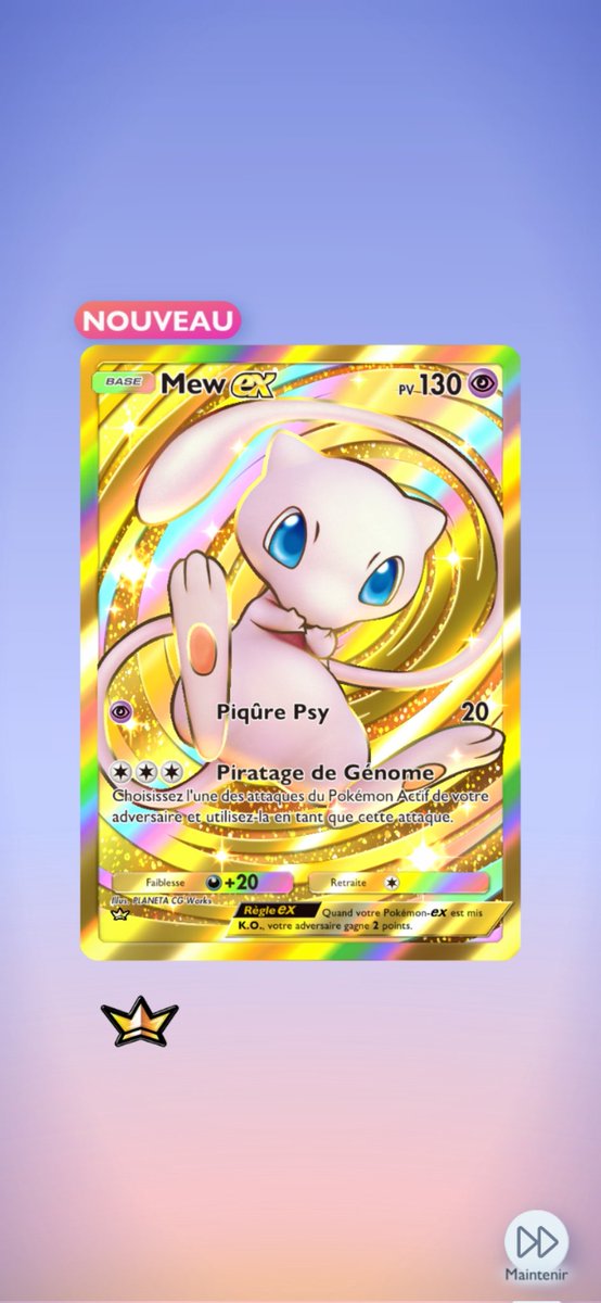 _Mida__'s tweet photo. #Mew
Golden #MewEx 😱

#PokemonTCGPocket https://t.co/51ELHbWLUd