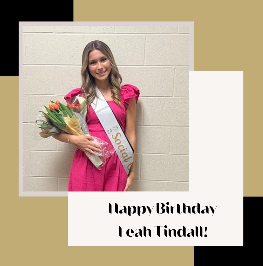 Happy Birthday to our Social Officer Leah Tindall! We're so happy to have you on the team have an amazing birthday! 💛✨🖤