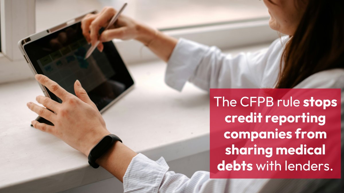 NCLC4consumers's tweet image. #MedicalDebt has ruined countless #CreditScores and pushed costs even higher for Americans struggling financially, particularly those who have turned to #CreditCards and other forms of credit to put food on the table. @CFPB #ProtectConsumers