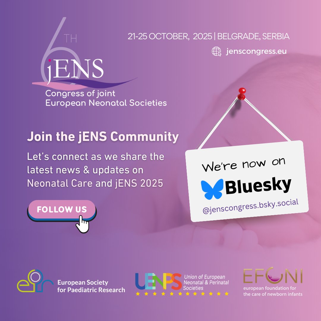 #jENScongress is now on BlueSky! Follow us now to be part of global #jENS community as we share the latest news and updates on #jENScongress 2025.

Registration is ongoing! Secure your participation now with early bird discount 👉 bit.ly/jENS-REGISTRAT…