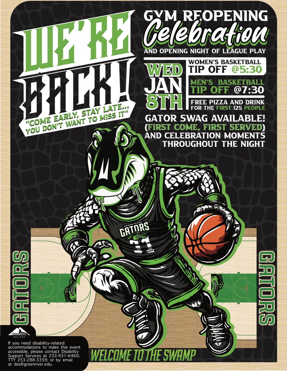 AthleticsGRC's tweet image. Gym Reopening TOMORROW night!!! Come watch @GatorWBball and @GatorsMensBball play Highline on our new floor!