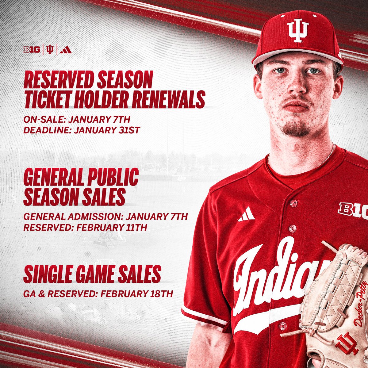 IndianaBase's tweet image. 🚨 We need YOU to fill The Bart this spring!

🎟️ tinyurl.com/yc8xzu7t