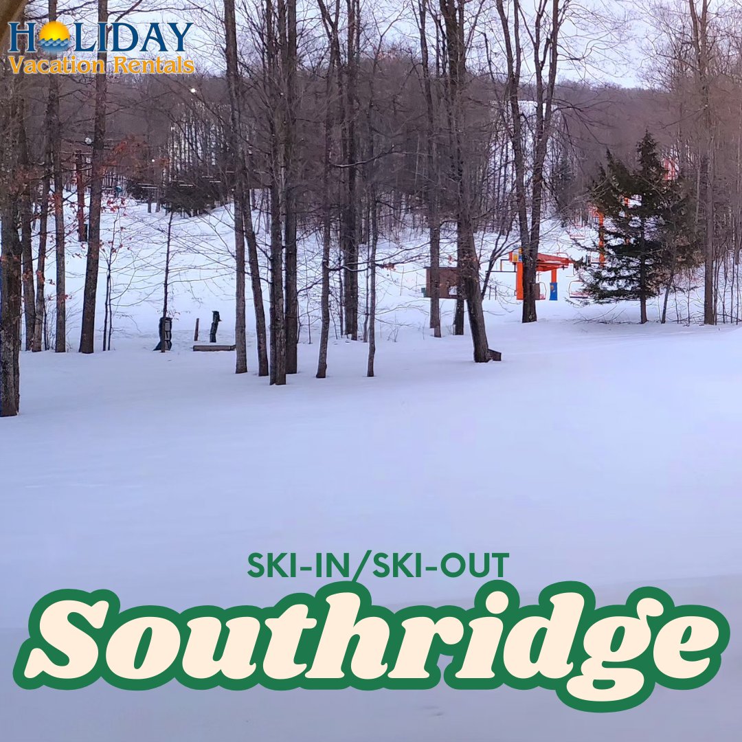 Come stay with us at Southridge--Units 2, 9, 20 &amp; 21 are available--this winter and enjoy easy access to the Brown and Orange lifts at Nub's Nob!

ow.ly/pU9o50Ux2Az