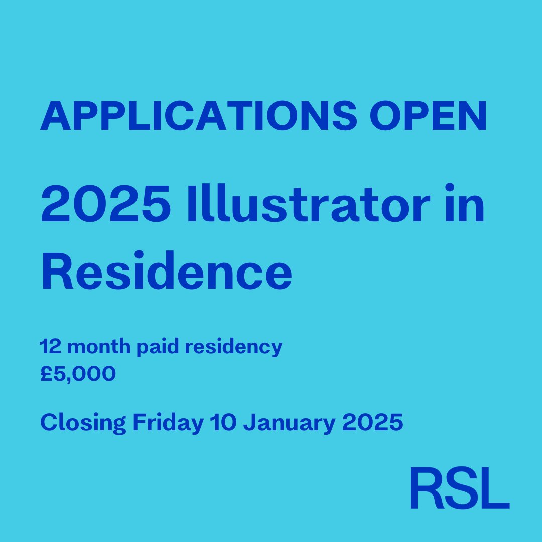 The deadline for our 2025 Illustrator in Residence callout is fast approaching! Have you submitted your application yet?

Applications are open now until 10 January 2025. For more information about this opportunity and how to apply, visit: ow.ly/4lqL50UAcKy