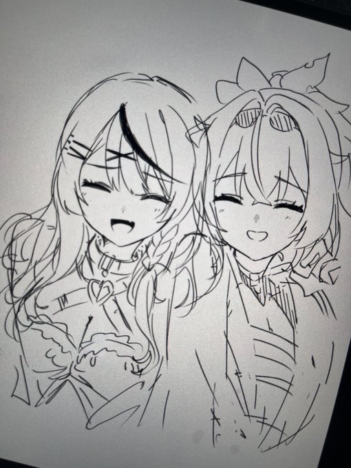 うっうっ
みんな描きます 