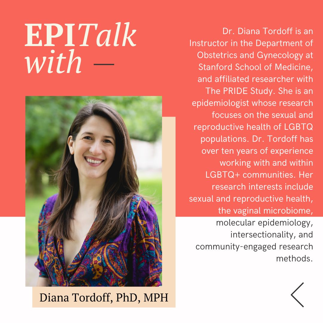 Dr. @DianaTordoff was on <a href="/EPITalk_BTP/">EPITalk: Behind the Paper</a>! She shares insights on the health &amp; well-being of LGBTQ parents from Publication 59: Health of LGBTQIA+ Parents

Listen: buzzsprout.com/2195469/episod…
Read: pridestudy.org/research/#tord…

#ThePRIDEStudyResearch