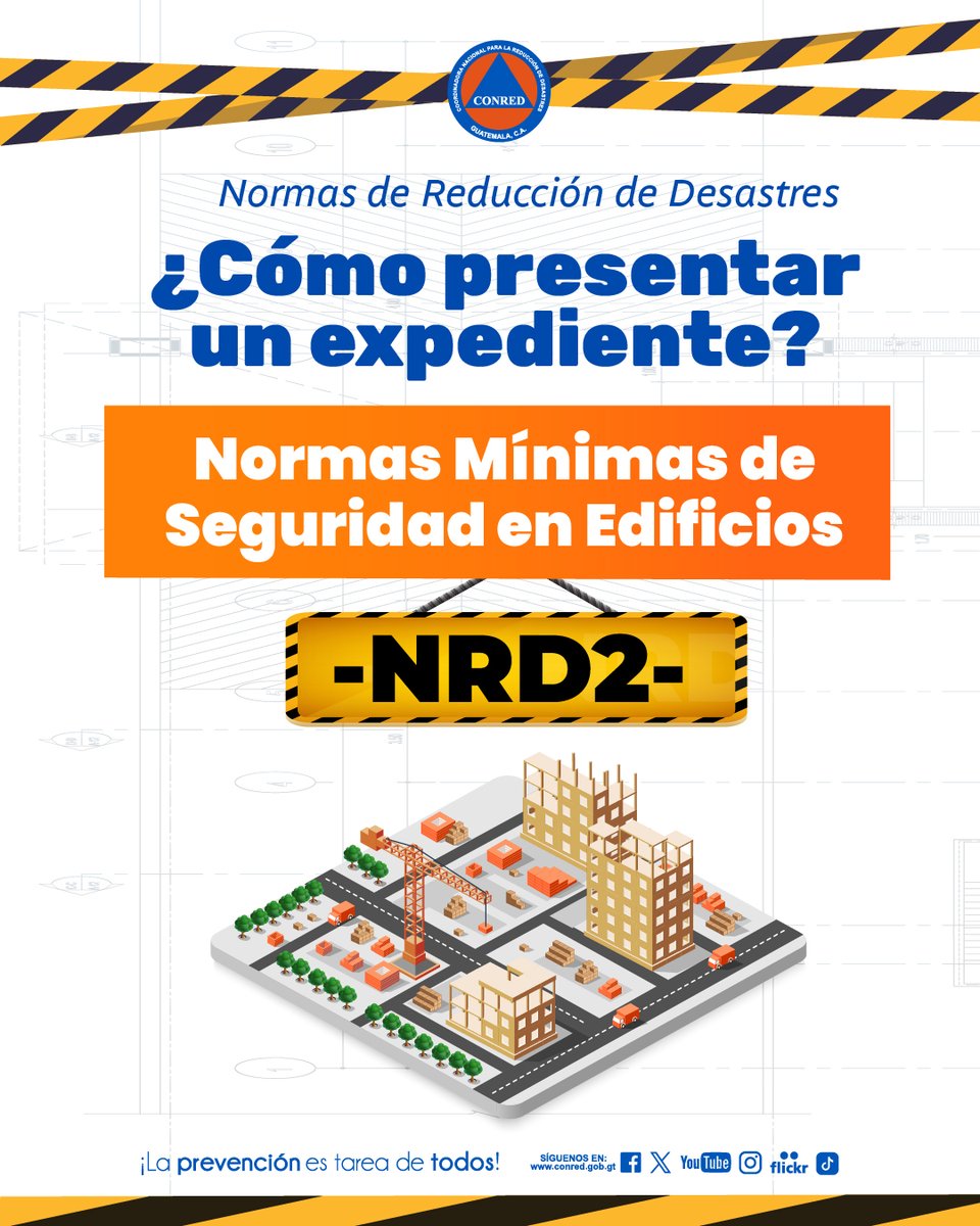 ConredGuatemala's tweet photo. La prevención es la clave para enfrentar eventos adversos. Con la #NRD2, podemos minimizar los riesgos desde la construcción, evitando futuros daños y pérdidas. https://t.co/ZPodePpAsL