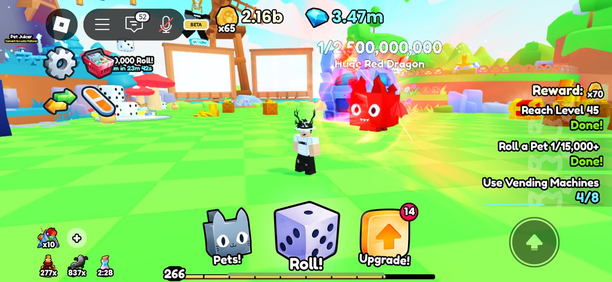 HUGE RED DRAGON GIVEAWAY!!
How to enter?
1. RT
2. Join my discord discord.gg/s85PBag4 (must so uou can join the gw)
3. like
Goodluck yall!
#petsgo #Giveaway #ps99 #roblox