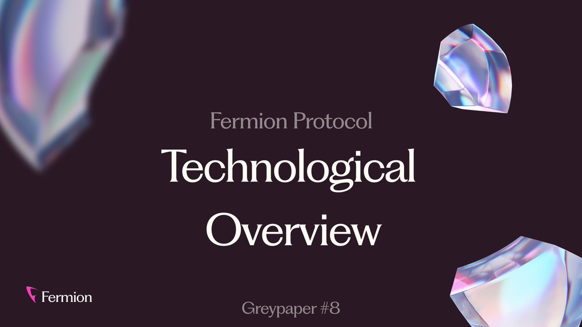 Fermion Protocol (@fermionprotocol) on Twitter photo 🌐 Welcome back to the #Fermion Greypaper series! 🚀
Today, we’re breaking down how Fermion Protocol ensures decentralization to combat fee extraction, empowers true ownership through NFTs, and integrates seamlessly with <a href="/BosonProtocol/">Boson Metasystem</a> for dispute resolution and price discovery. 🌐 Welcome back to the #Fermion Greypaper series! 🚀
Today, we’re breaking down how Fermion Protocol ensures decentralization to combat fee extraction, empowers true ownership through NFTs, and integrates seamlessly with <a href="/BosonProtocol/">Boson Metasystem</a> for dispute resolution and price discovery.