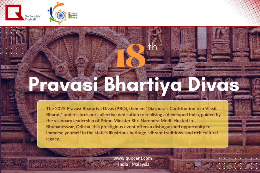Quocent_tech's tweet photo. Odisha welcomes global dignitaries to celebrate “Diaspora’s Contribution to a Viksit Bharat.”
A remarkable opportunity to showcase Odisha’s blend of heritage and innovation as we move towards a brighter future together.
#Quocent #PravasiBharatiyaDivas #OdishaRising https://t.co/xwEWmFLN9t