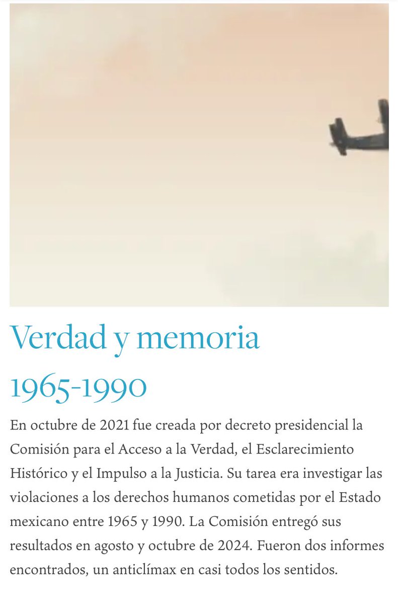 Julio González (@rata_callejera) on Twitter photo En nuestra <a href="/nexosmexico/">Revista Nexos</a> de enero tuve el placer de coordinar junto a @benjamintsmith7 este dossier sobre los informes de la Comisión para la Verdad: <a href="/Eliseirena/">Adelka C.C.</a> <a href="/ArielKuri/">Ariel Rodríguez Kuri</a> <a href="/Alexander_Avina/">Alexander Aviña</a>.
(Con traducción de <a href="/vil_val/">Valeria Villalobos-G</a> y edición de <a href="/JpGm91/">Juan Pablo García Moreno</a>).
nexos.com.mx/?p=83030 En nuestra <a href="/nexosmexico/">Revista Nexos</a> de enero tuve el placer de coordinar junto a @benjamintsmith7 este dossier sobre los informes de la Comisión para la Verdad: <a href="/Eliseirena/">Adelka C.C.</a> <a href="/ArielKuri/">Ariel Rodríguez Kuri</a> <a href="/Alexander_Avina/">Alexander Aviña</a>.
(Con traducción de <a href="/vil_val/">Valeria Villalobos-G</a> y edición de <a href="/JpGm91/">Juan Pablo García Moreno</a>).
nexos.com.mx/?p=83030