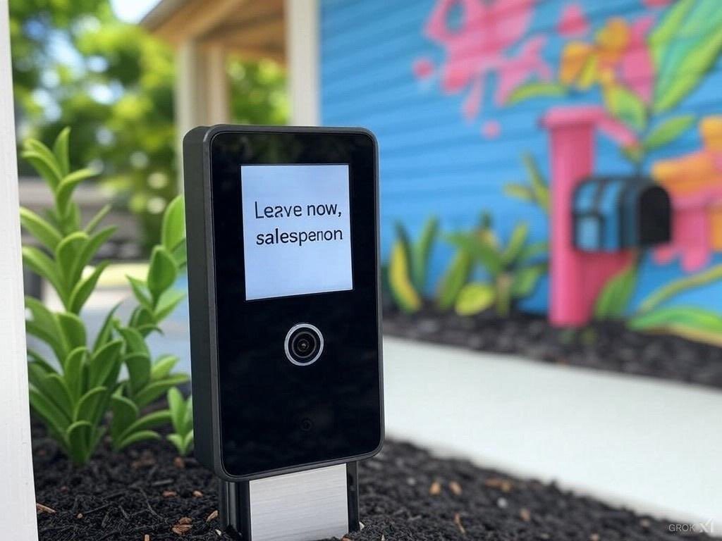 Where’s the AI doorbell that identifies door-to-door sales people, automatically disables the bell and kindly asks them to depart…