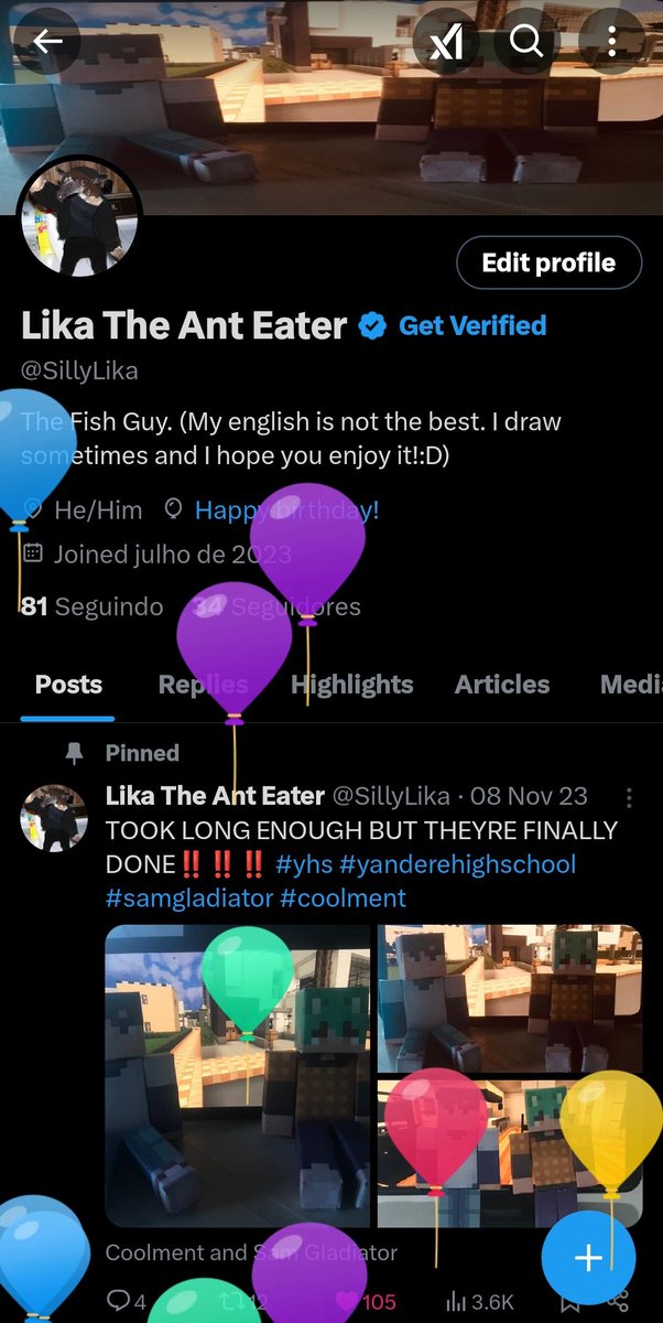 Lika The Ant Eater tweet media