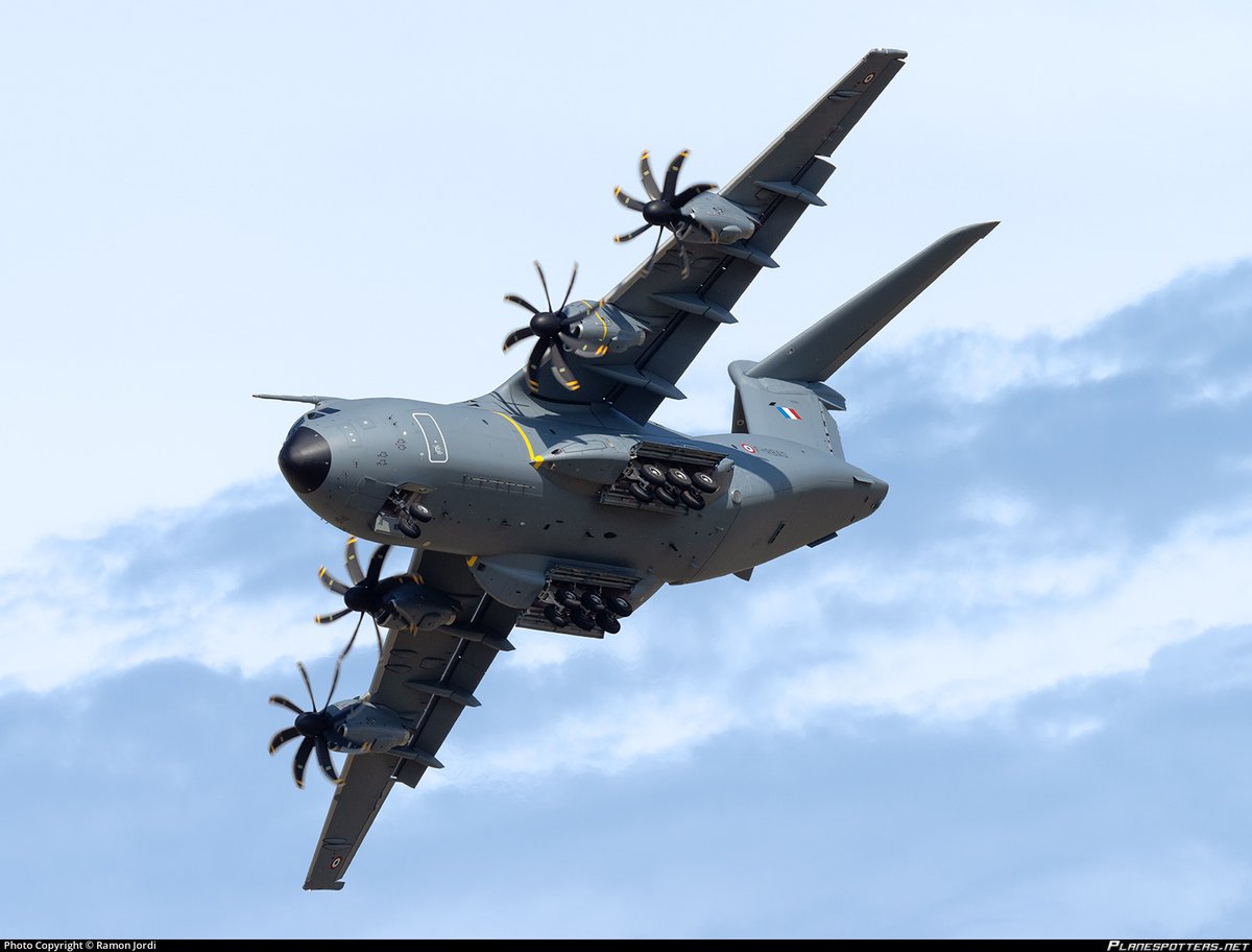 LebanonJets's tweet photo. Military: #France Armée de l'Air (French Air Force) A400M #FRBAO reg 0089 with hex #3B7764 as #CTM1434 left #Orleans this morning to #PauPyrenees then #Beirut, just departed #Lebanon & is invisible on public tracking sources- same airframe flew here twice in Dec2023 https://t.co/13l5j43Fqh