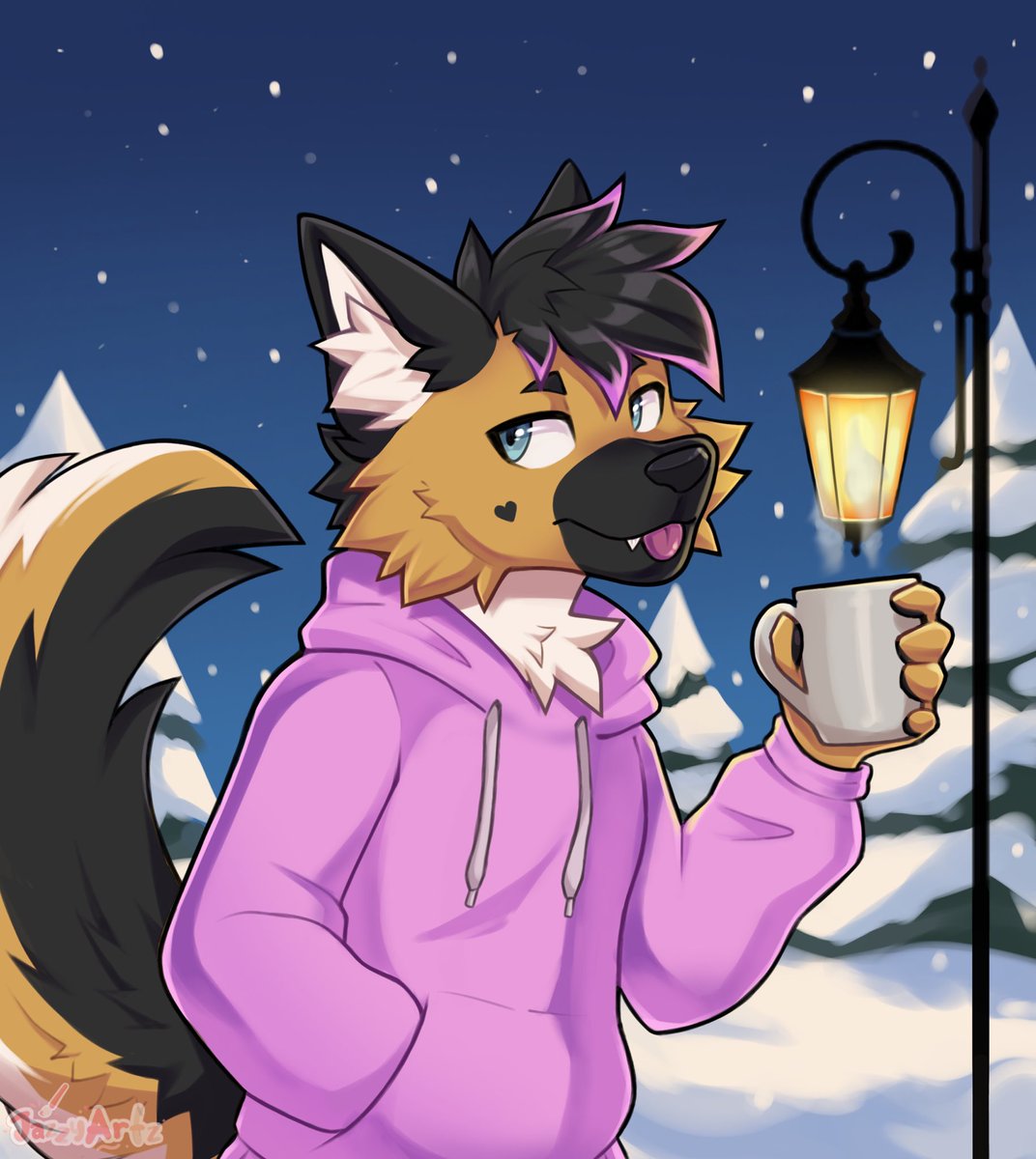 winter timeeee (ended) (sad)

#furryartwork #furry #furryart #furrycommision