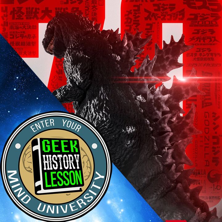 GHLPodcast's tweet image. Celebrate the legacy of Japanese icon, Godzilla, as @AshleyVRobinson joins the fine folks at @FanbaseWeekly for a special episode of Fanbase Features! Featuring: @ComicBookSlayer, Jack Phoenix &amp;amp; @NoetheMatt 🎧 @ApplePodcasts : apple.co/2PnOQEH

#GHL 
#GeekHistoryLesson