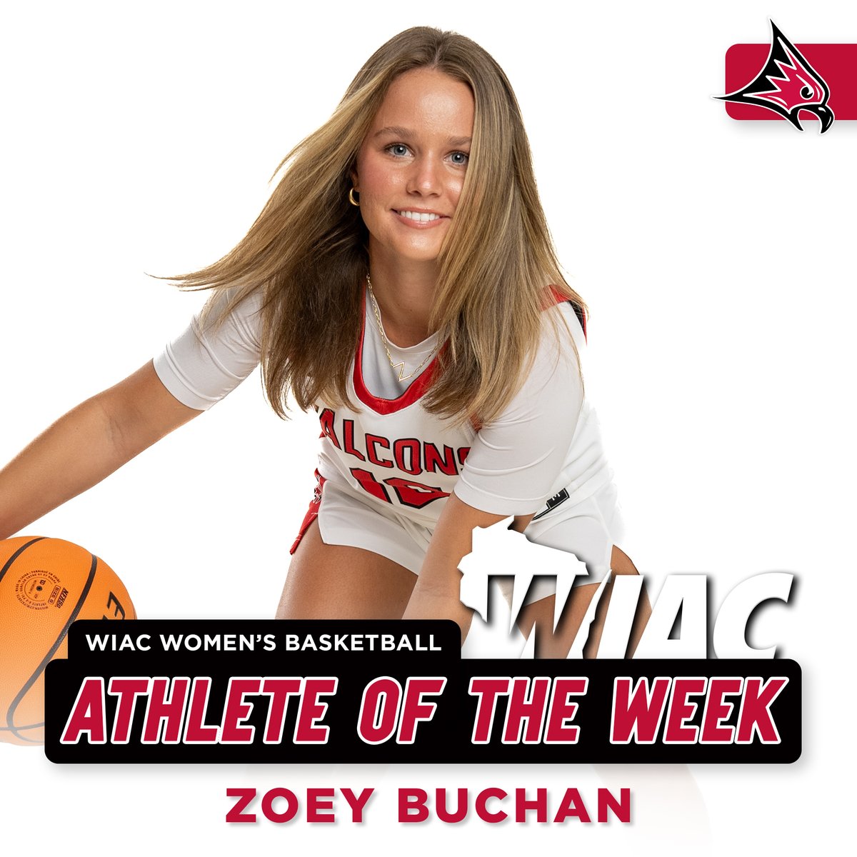 After a three-game stretch in which she averaged 17.7 points, 5.0 rebounds, and 3.0 steals per game, Zoey Buchan of <a href="/UwrfWbb/">UWRF WBB</a> is awarded WIAC Women's Basketball Kwik Trip Athlete of the Week!

🗞️ » tinyurl.com/4cuwnhjd

#FFT