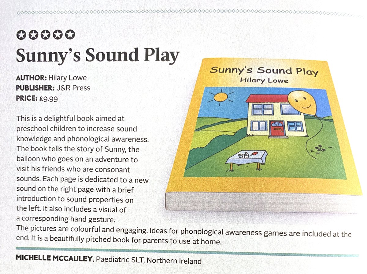 JandRPress's tweet image. Very chuffed today to receive the RCSLT Bulletin and see two 5 star reviews of our titles👏👏👏👏👏