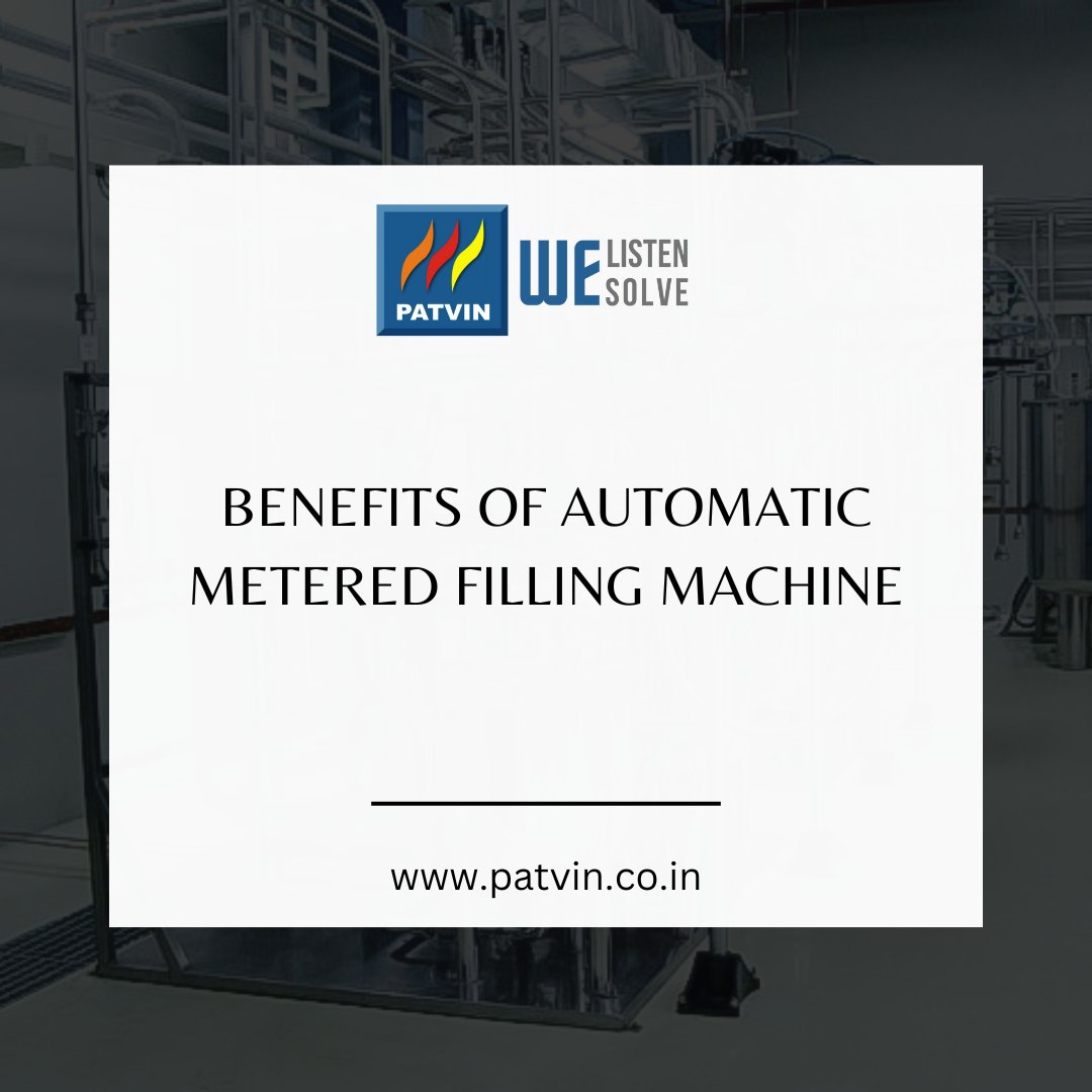 GroupPatvin's tweet image. Metered Filling Machines have multiple benefits including Efficient Filling, High Uptime and more. Patvin Engineering with years of experience provides the best quality Metered Filling Machines. patvin.co.in/blog/metered-f…
#AutomaticFillingMachine #FlowMeterFilling #PrecisionFilling
