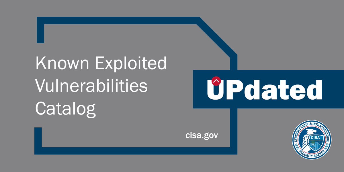 CISACyber's tweet image. 🛡️ We added #Oracle WebLogic &amp;amp; #Mitel MiCollab vulnerabilities, CVE-2020-2883, CVE-2024-41713 &amp;amp; CVE-2024-55550, to our Known Exploited Vulnerabilities Catalog. Visit bit.ly/3ZqTVlz &amp;amp; apply mitigations to protect your org from cyberattacks. #Cybersecurity #InfoSec