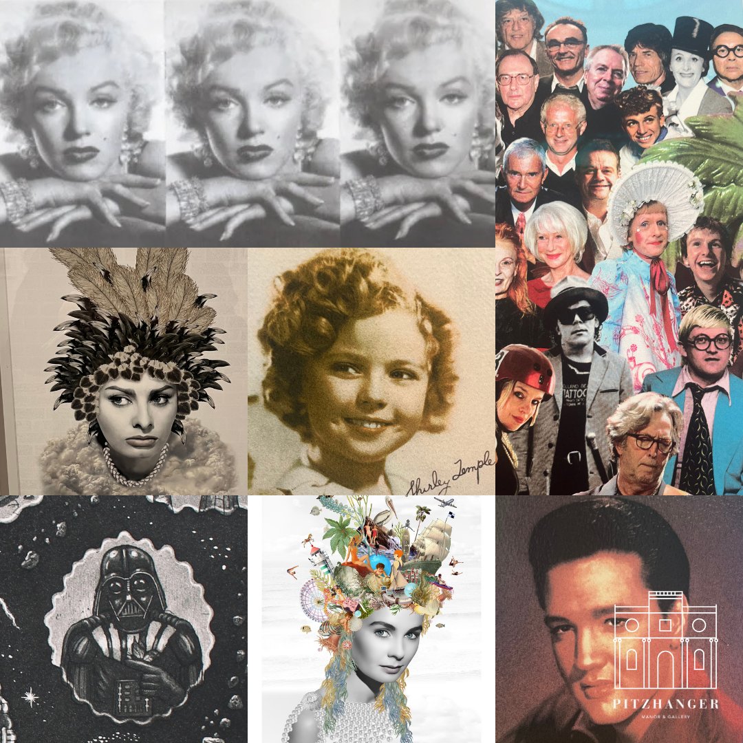 Pitzhanger's tweet photo. Spot icons like Audrey Hepburn, Elvis, &amp; Darth Vader at @forartssakeuk’s display at Pitzhanger Manor! 🎨✨ Last chance to see these stunning works by Maria Rivans, Peter Blake, &amp; Martin Langford—on until 12 Jan! Free entry. 🗓️ #Pitzhanger #Art #Ealing https://t.co/a0AfFkDENS https://t.co/vElbUZB8a7
