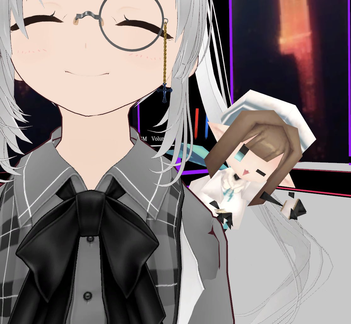 Sokui56688N's tweet photo. 従来の肩待機ポーズが「ｽﾝｯ…」て感じやったんで改良してアニメーションに！配信したらまたポストするぜー‼︎
肩グッド、肩手振りも制作！
かわいいね！！！
#DollFollowSystem
#てっさくちゃん 
#VRC https://t.co/UdelYKsCiP