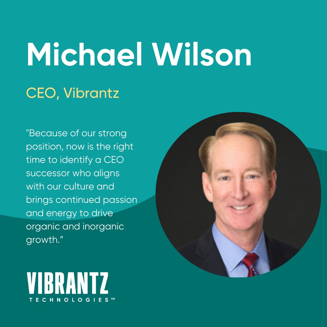 Today, we announced that Vibrantz President and CEO D. Michael Wilson has elected to step down on January 31, 2025, and will continue serving as a non-executive member of our board of directors. We thank Michael for his dedication and leadership: vibrantz.com/press/vibrantz…