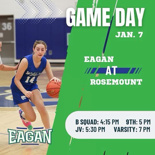 ‘Cats travel down the road tonight for a hometown rival! 🐾 vs ☘️

🆚 Rosemount Irish
📍 Rosemount HS
⏰ 7PM tip off

#rollcats