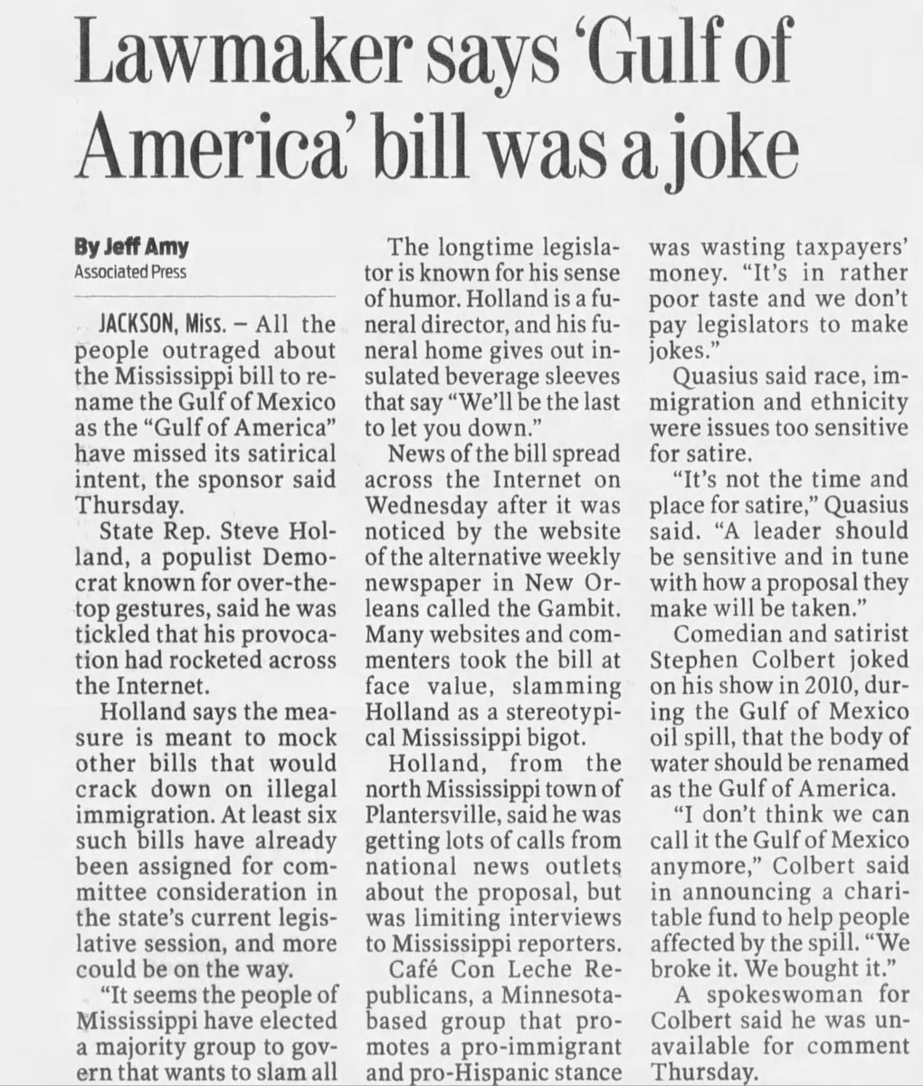 A headline 13 years ago