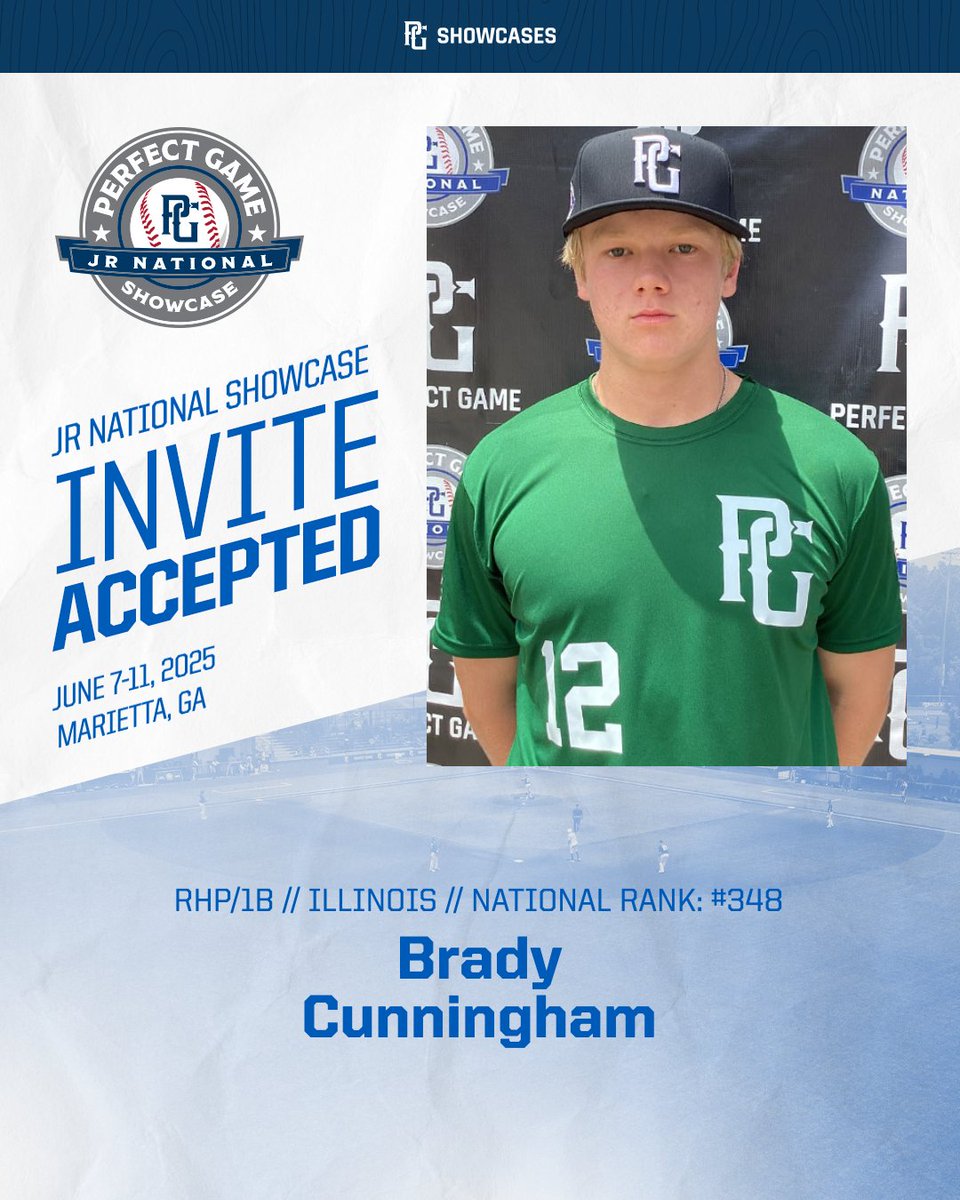 JR. NATIONAL SHOWCASE INVITE ACCEPTED 🔒

<a href="/B_Cunningham27/">Brady Cunningham - 2027</a> X #JrNational