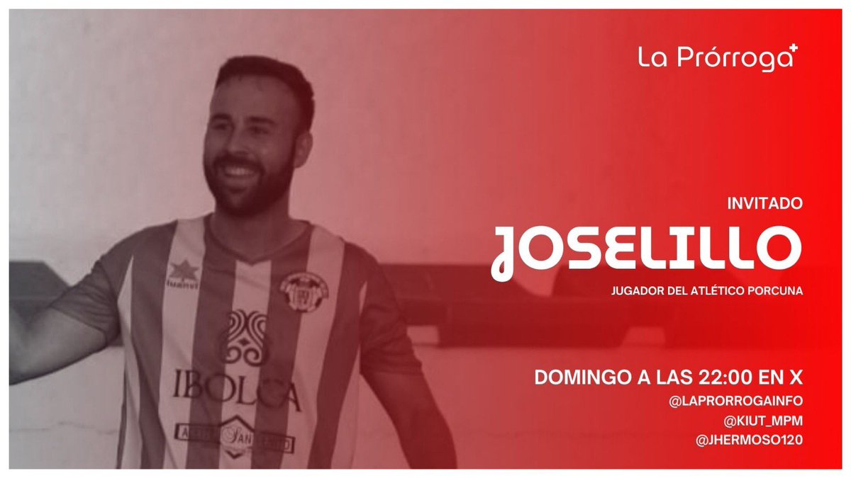 Venga, seguimos presentando gente… menudo programón se viene 🔥🔥🔥

Este domingo, tendremos al Capi, a una de nuestras leyendas, <a href="/Jose_793/">Jose María Castillo</a> estará con nosotros para la previa del partido contra el Atlético Porcuna 💣💥