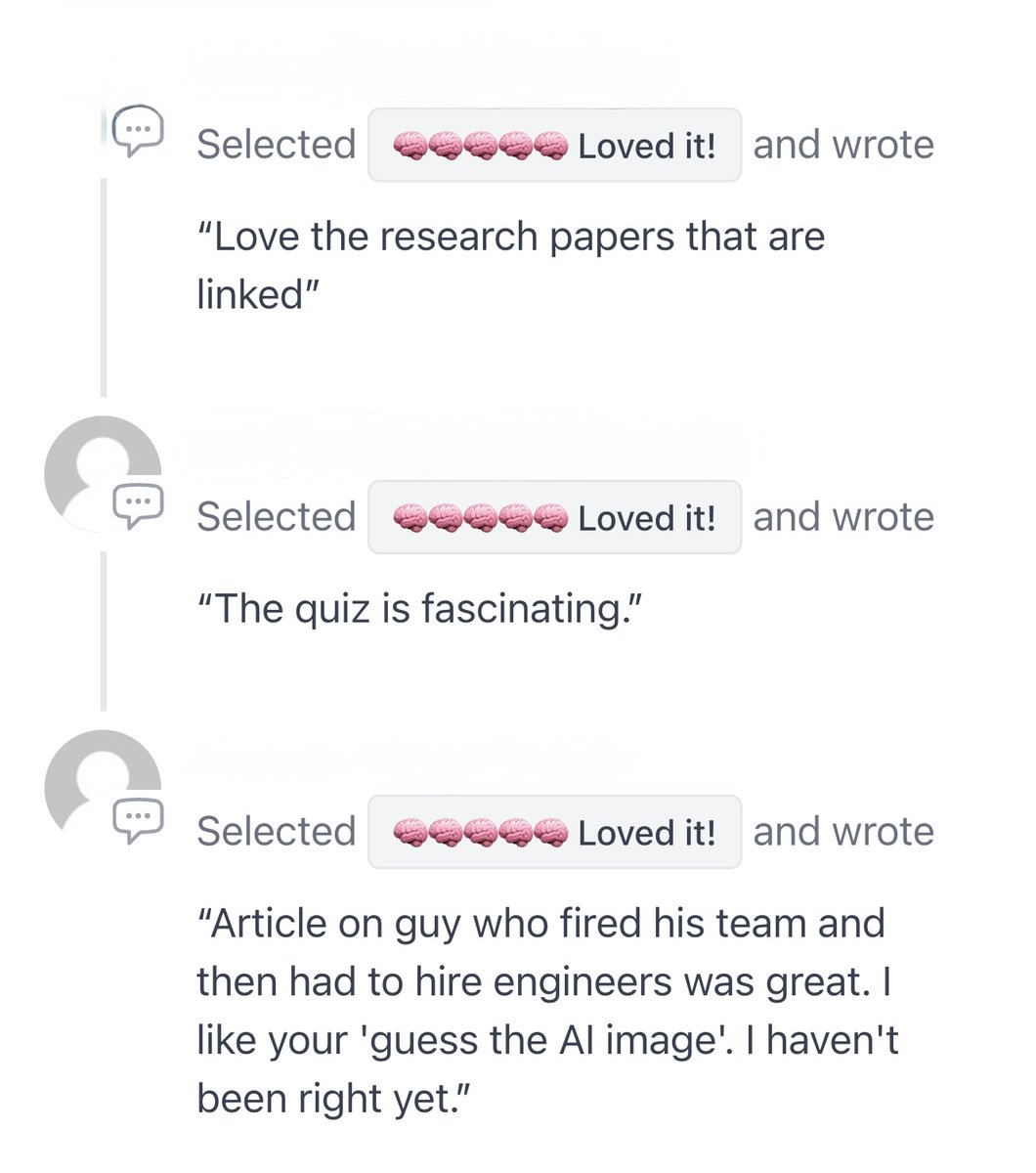 Nothing like positive newsletter feedback 🥰

I've made a lot of changes recently.