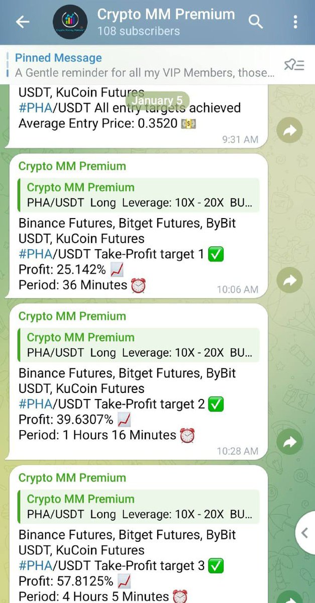 TheRightCrypto2's tweet image. Back to Back profits in our VIP Family these week🤑

I can&apos;t able to share each &amp;amp; every profits but I am sharing you the latest ones,Glimpse of Profits📣 

You can see we made some nice #Profits 💵 in vips

For Joining 👉telegram.me/Cryptomoneymak… #Cryptotrading #Bitcoin #Cryptos