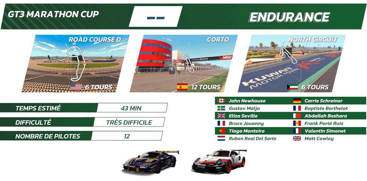 Pierre-Luc Vettier (@pehelv) on Twitter photo When you see this kind of roster, you know the championship will be challenging...
(<a href="/hotlapracing_/">Hot Lap Racing 🏁 2024</a> )
#hotlapracing #NintendoSwitch #Racing When you see this kind of roster, you know the championship will be challenging...
(<a href="/hotlapracing_/">Hot Lap Racing 🏁 2024</a> )
#hotlapracing #NintendoSwitch #Racing
