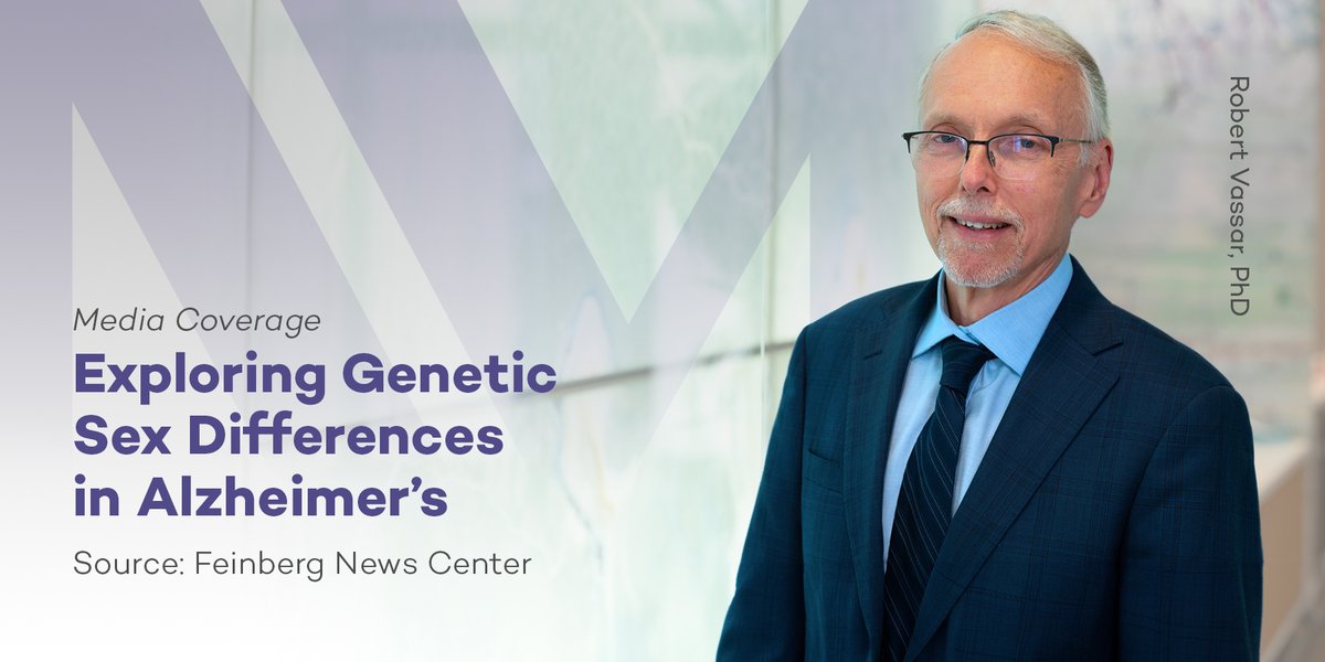 Mesulam Center at Northwestern (@numesulamcenter) on Twitter photo An international team of scientists, including Mesulam Center director Robert Vassar, PhD, has uncovered new insights into how X chromosomes in women may contribute to Alzheimer’s Disease risk, according to a study published in <a href="/molpsychiatry/">molecularpsychiatry</a>.
Read more: news.feinberg.northwestern.edu/2025/01/07/exp… An international team of scientists, including Mesulam Center director Robert Vassar, PhD, has uncovered new insights into how X chromosomes in women may contribute to Alzheimer’s Disease risk, according to a study published in <a href="/molpsychiatry/">molecularpsychiatry</a>.
Read more: news.feinberg.northwestern.edu/2025/01/07/exp…