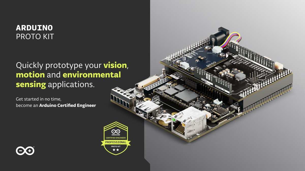 arduino's tweet image. Launching today at #CES2025, the Arduino Pro Portenta Proto Kit provides everything you need to turn your ideas into functional prototypes quickly, efficiently, and without conventional limitations: blog.arduino.cc/2025/01/07/pro…