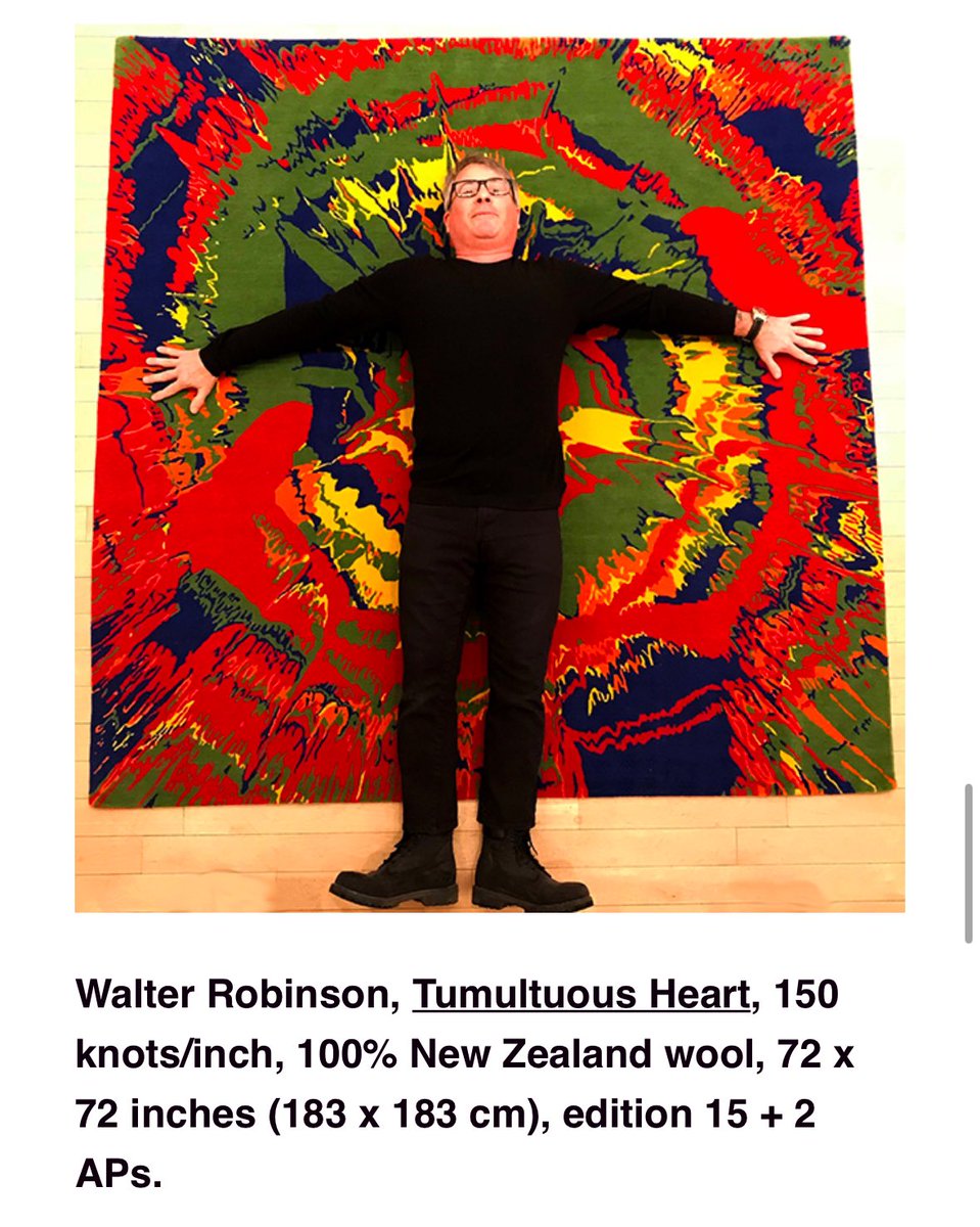 I make rugs. It’s a historic collectible. Art dealer not included. bravinleeprograms.cmail20.com/t/y-e-cludddk-…