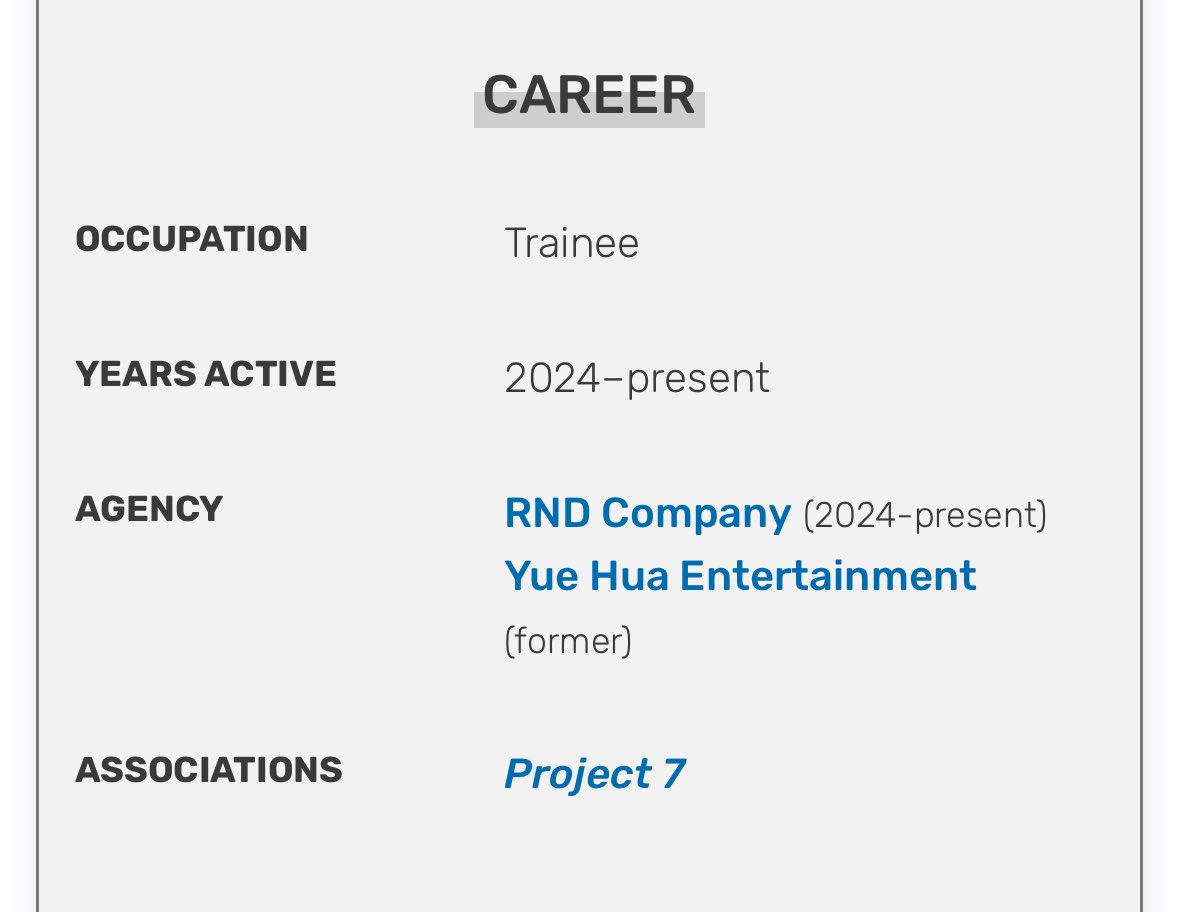 binghuaglobal's tweet image. [📢] 250108 -- UPDATE

BINGHUA has followed “RND COMPANY” on his Instagram! He is officially revealed to be a RND COMPANY trainee on his Wiki!

🍓. #BINGHUA #빙화 #谢秉桦 #ビンファ #PROJECT7 #프로젝트7 #WorldAssembler #Lets_Assemble #assemble